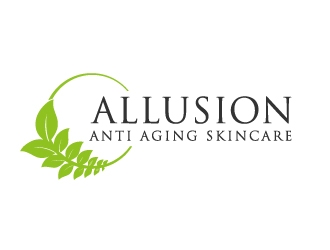 Allusion Anti Aging Skincare logo design by createdesigns
