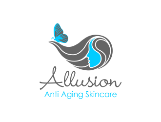 Allusion Anti Aging Skincare logo design by ROSHTEIN