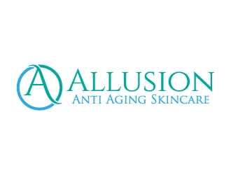 Allusion Anti Aging Skincare logo design by jaize