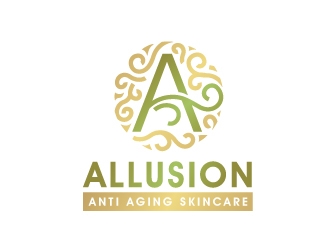 Allusion Anti Aging Skincare logo design by REDCROW