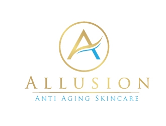 Allusion Anti Aging Skincare logo design by REDCROW
