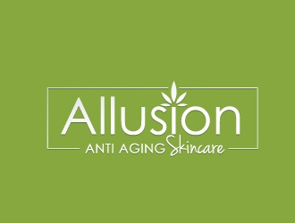 Allusion Anti Aging Skincare logo design by REDCROW