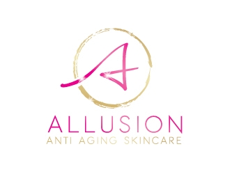 Allusion Anti Aging Skincare logo design by REDCROW