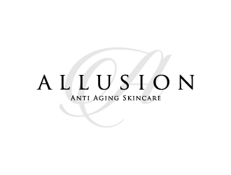 Allusion Anti Aging Skincare logo design by zakdesign700