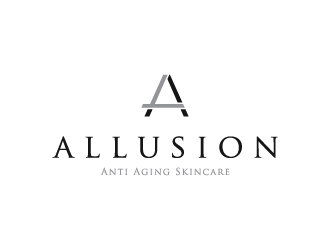 Allusion Anti Aging Skincare logo design by zakdesign700