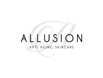 Allusion Anti Aging Skincare logo design by zakdesign700