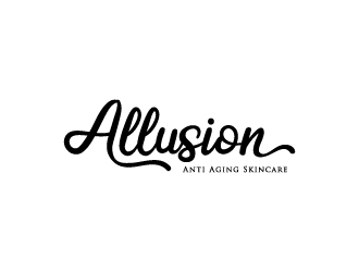 Allusion Anti Aging Skincare logo design by zakdesign700
