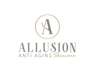 Allusion Anti Aging Skincare logo design by DesignPal