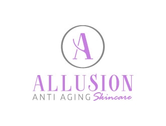 Allusion Anti Aging Skincare logo design by DesignPal