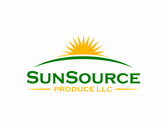 SunSource Produce LLC logo design by ammad