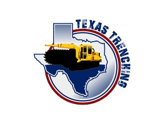 Texas Trenching  logo design by Kruger
