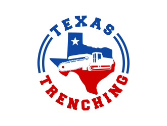 Texas Trenching  logo design by Dakon