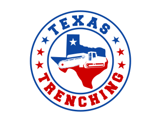 Texas Trenching  logo design by Dakon