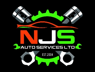 NJS Auto Services Ltd logo design by ruki