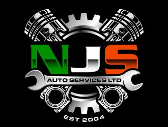 NJS Auto Services Ltd logo design by daywalker