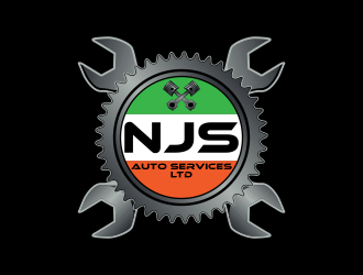NJS Auto Services Ltd logo design by Kruger