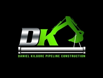 DANIEL  KILGORE PIPELINE CONSTRUCTION  logo design by bougalla005