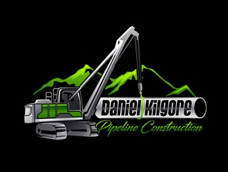 DANIEL  KILGORE PIPELINE CONSTRUCTION  logo design by DreamLogoDesign