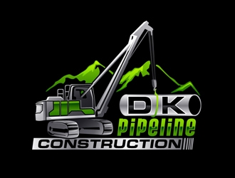 DANIEL  KILGORE PIPELINE CONSTRUCTION  logo design by DreamLogoDesign