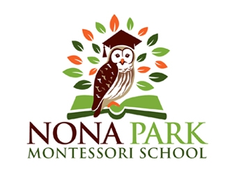 Nona Park Montessori School logo design by ingepro