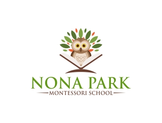 Nona Park Montessori School logo design by DanizmaArt