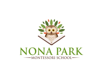 Nona Park Montessori School logo design by DanizmaArt