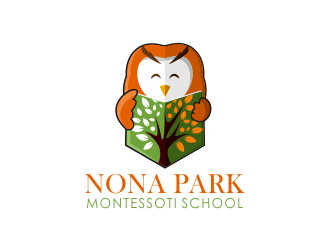 Nona Park Montessori School logo design by arddesign