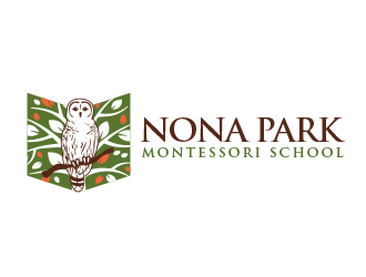 Nona Park Montessori School logo design by BeDesign