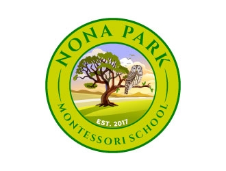 Nona Park Montessori School logo design by AYATA