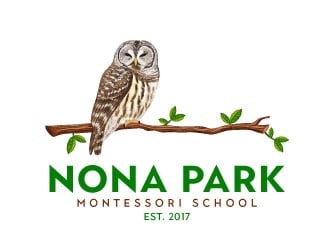 Nona Park Montessori School logo design by AYATA