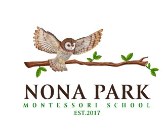 Nona Park Montessori School logo design by AYATA