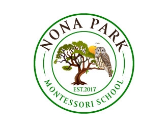Nona Park Montessori School logo design by AYATA