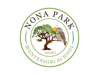 Nona Park Montessori School logo design by AYATA