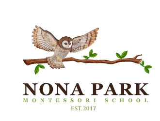 Nona Park Montessori School logo design by AYATA