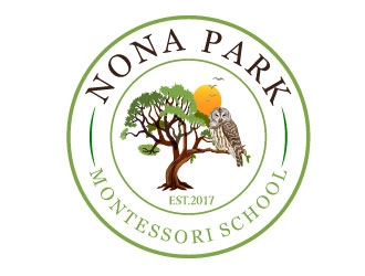 Nona Park Montessori School logo design by AYATA