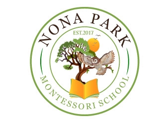 Nona Park Montessori School logo design by AYATA