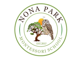 Nona Park Montessori School logo design by AYATA