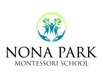 Nona Park Montessori School logo design by jetzu