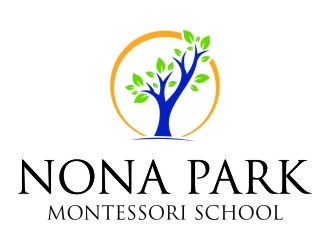 Nona Park Montessori School logo design by jetzu