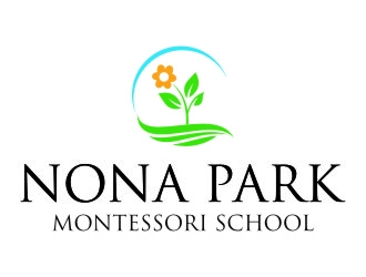Nona Park Montessori School logo design by jetzu