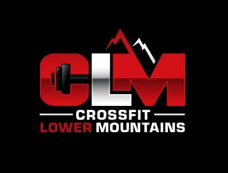 Crossfit lower mountains logo design by fantastic4