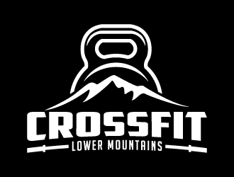 Crossfit lower mountains logo design by jaize