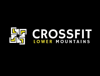Crossfit lower mountains logo design by thirdy