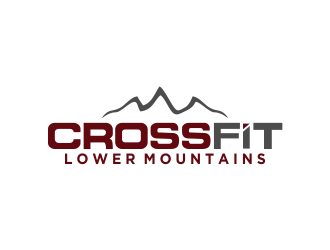 Crossfit lower mountains logo design by done