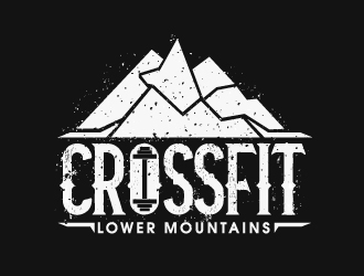 Crossfit lower mountains logo design by Aelius