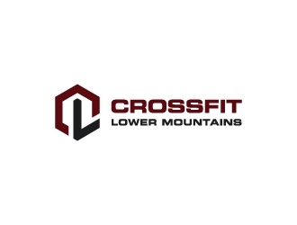 Crossfit lower mountains logo design by zakdesign700