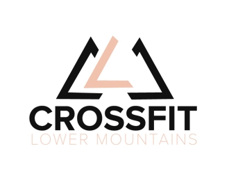 Crossfit lower mountains logo design by samueljho