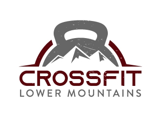 Crossfit lower mountains logo design by akilis13