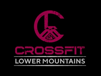Crossfit lower mountains logo design by Roma