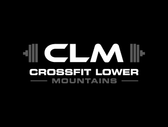 Crossfit lower mountains logo design by labo